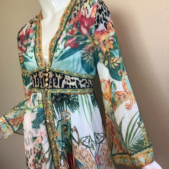 Miss Rosier Floral and Animal Print Maxi Dress - Picture 11 of 13